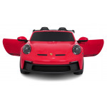 Elektrické autíčko 911 Porsche GT3 STRONG MP4 - dvojmiestne, červené